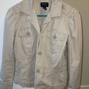 American Eagle Tan Jean Jacket